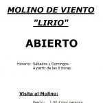 Molino "Lirio". Apertura Verano 2022