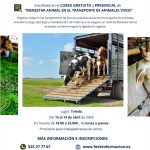 CURSO GRATUITO "BIENESTAR ANIMAL TRANSPORTE DE  ANIMALES VIVOS "