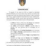 COMUNICADO DE LA HERMANDAD "VIRGEN DE LA SANTA CRUZ DEL MILAGRO"