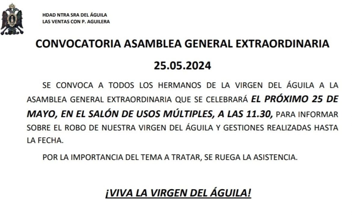 240513 – Actualidad – Hdad Aguila