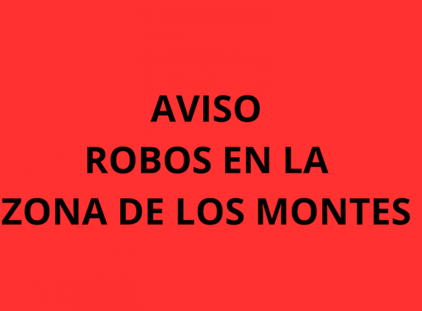 Aviso robos