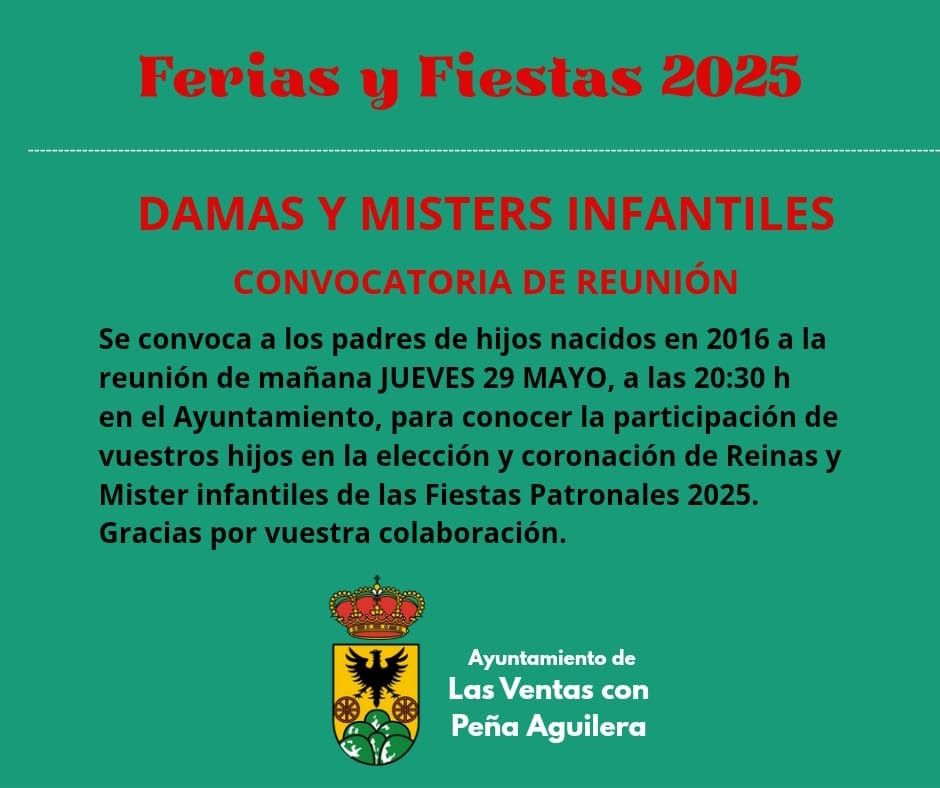 Damas y Misters FIestas Patronales