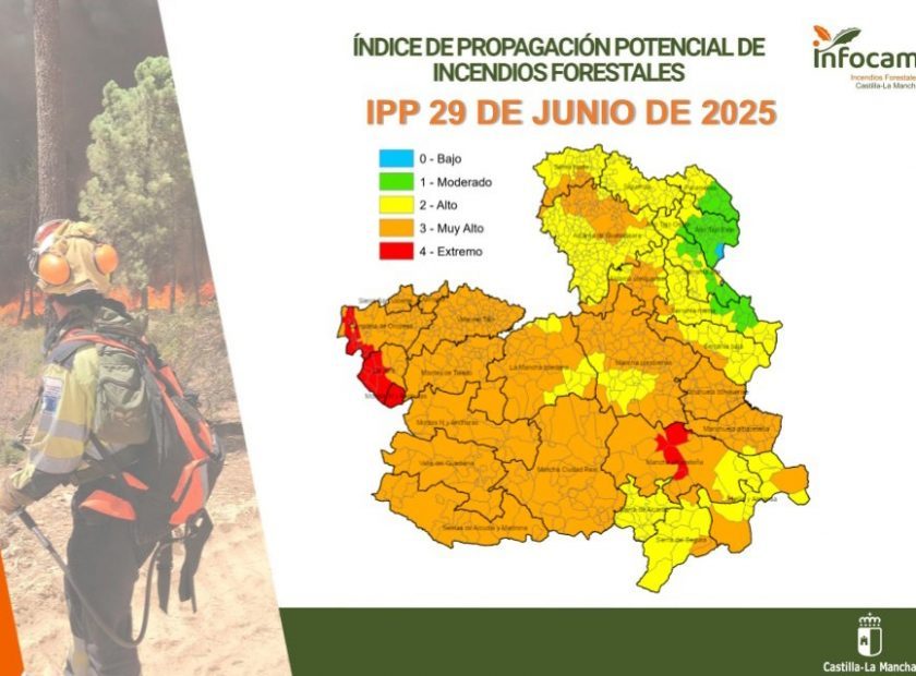 Alto riesgo de incendio