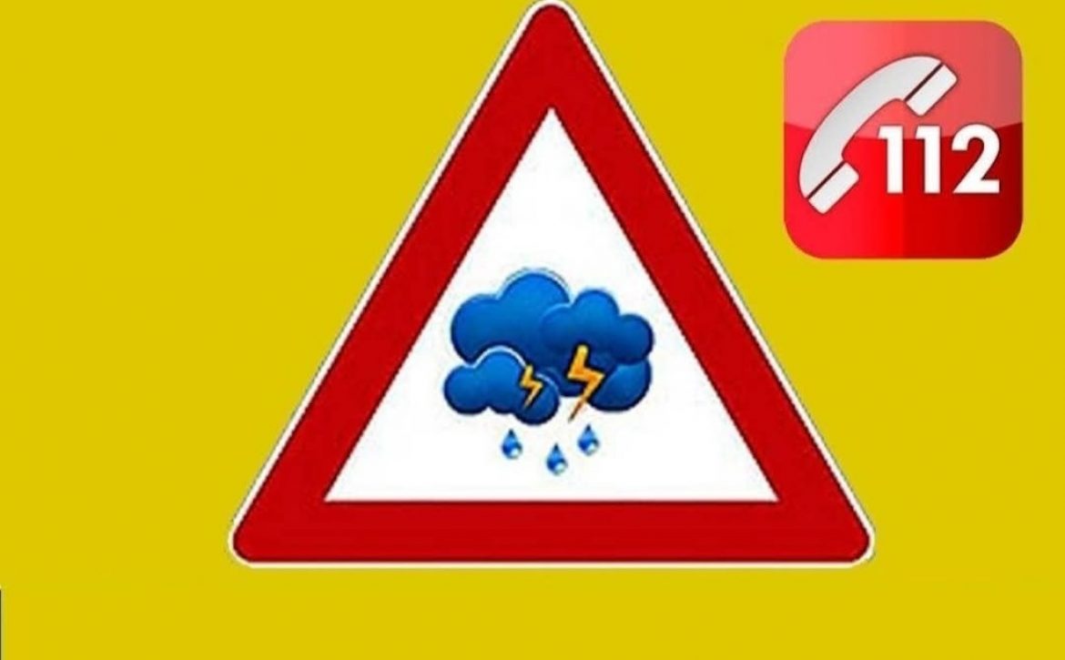 Aviso Amarillo Tormentas y Viento
