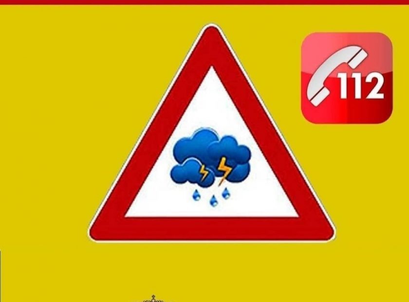Aviso Amarillo Tormentas y Viento
