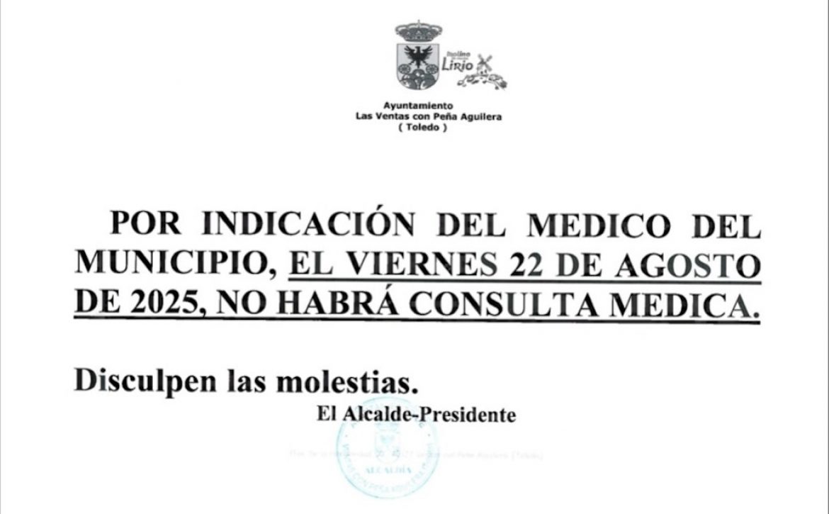 Aviso Servicio Atención Primaria