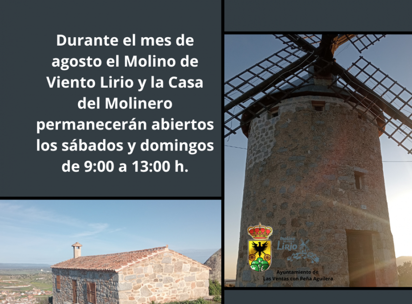 HORARIO AGOSTO MOLINO