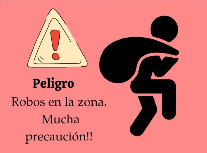 Robos en la zona