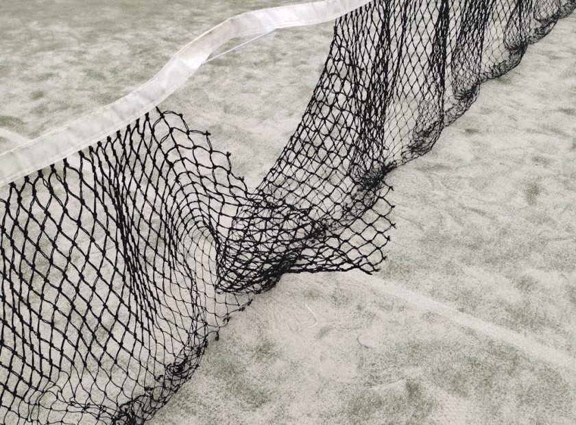 Vandalismo en pista de padel 1