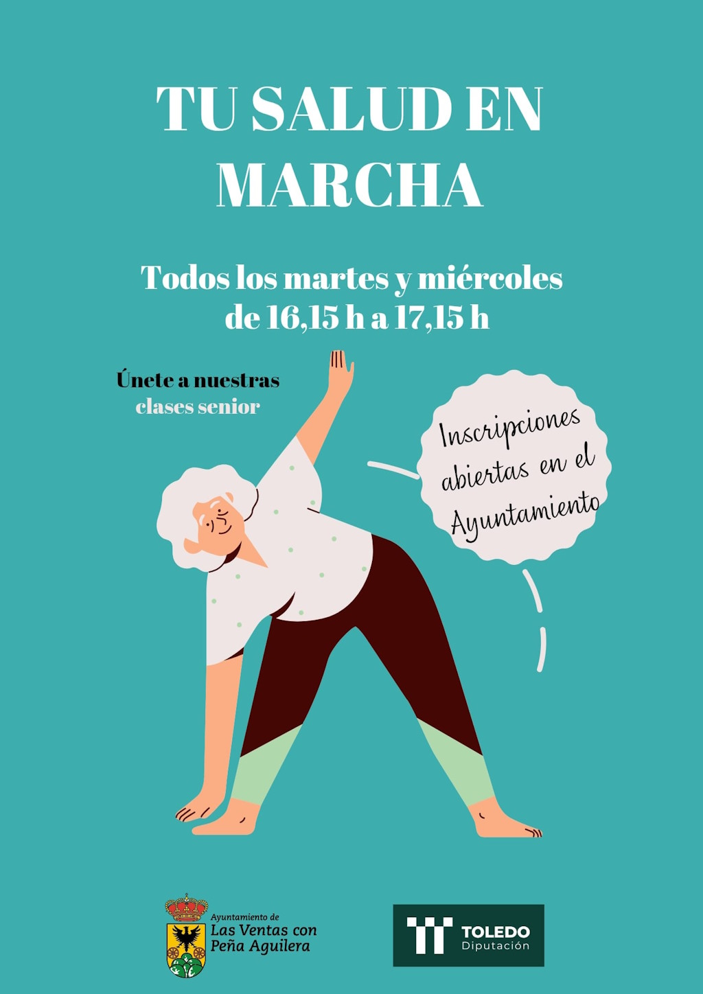 Cartel Tu Salud en Marcha