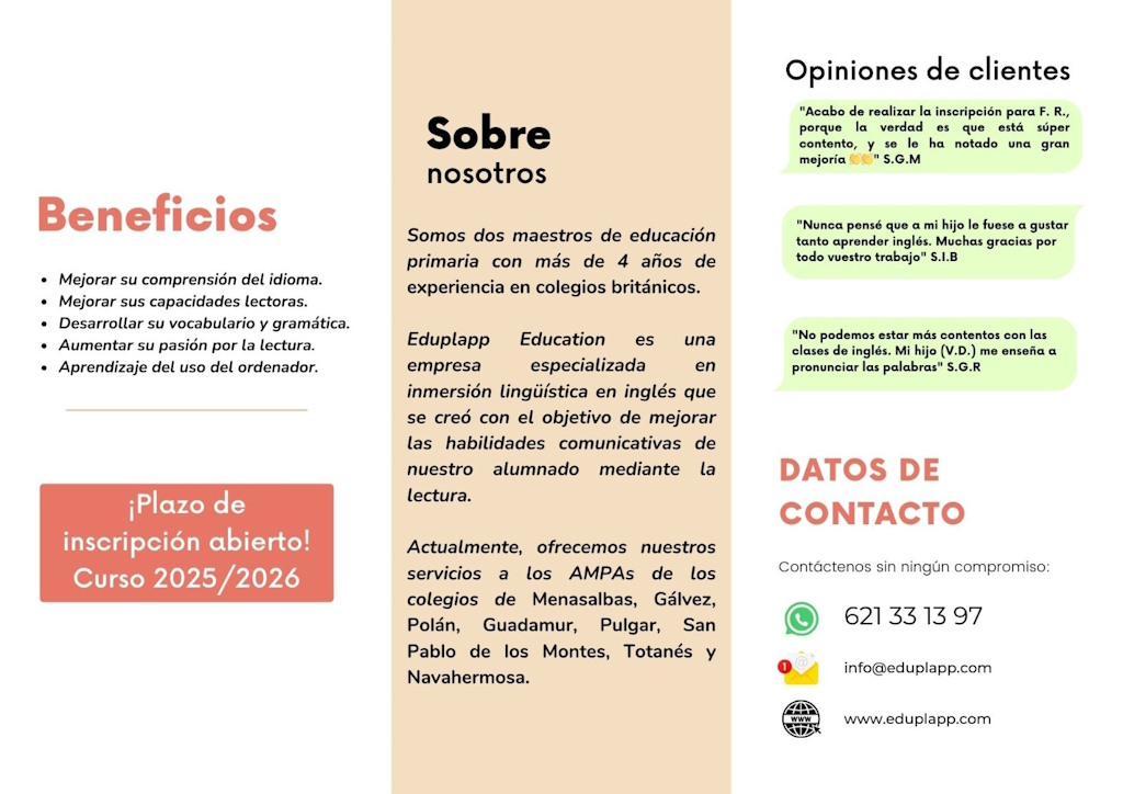 Extraescolar de Inglés 2