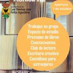 APERTURA DE BIBLIOTECA. 1 DE OCTUBRE.