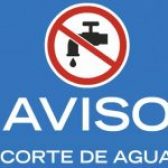 AVISO. CORTE EN EL SUMINISTRO DE AGUA POTABLE