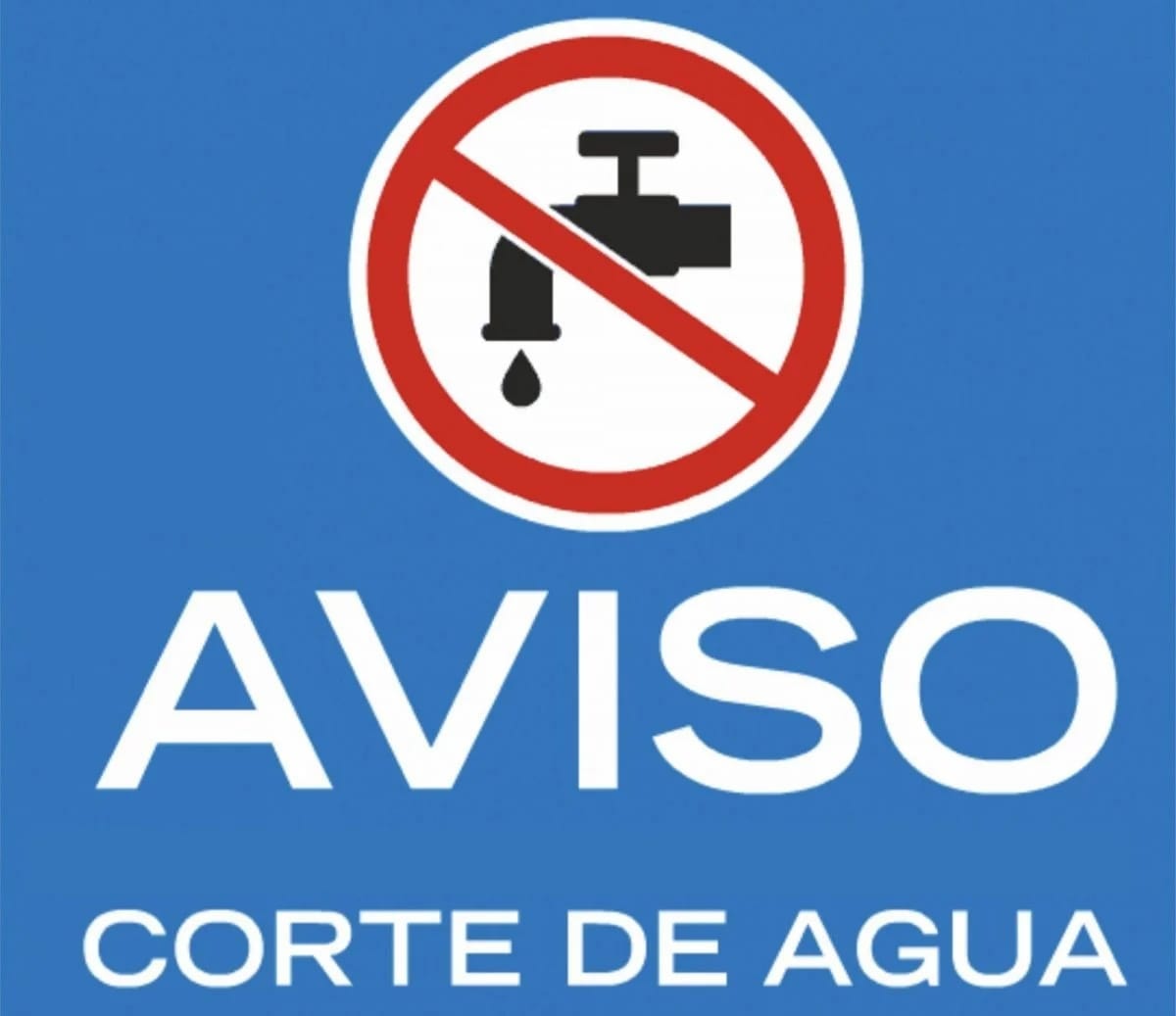 Aviso Corte de Agua