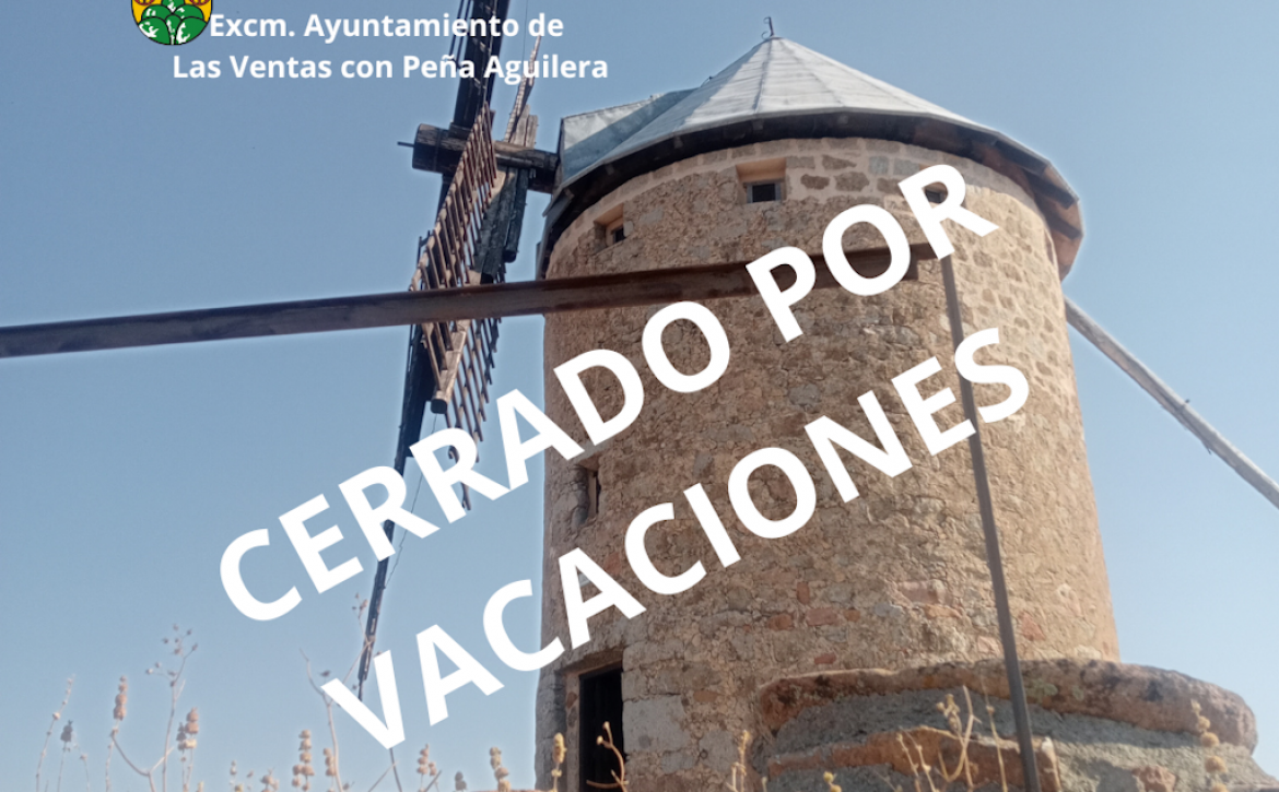Cerrado por vacaciones