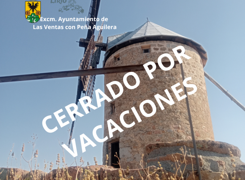 Cerrado por vacaciones