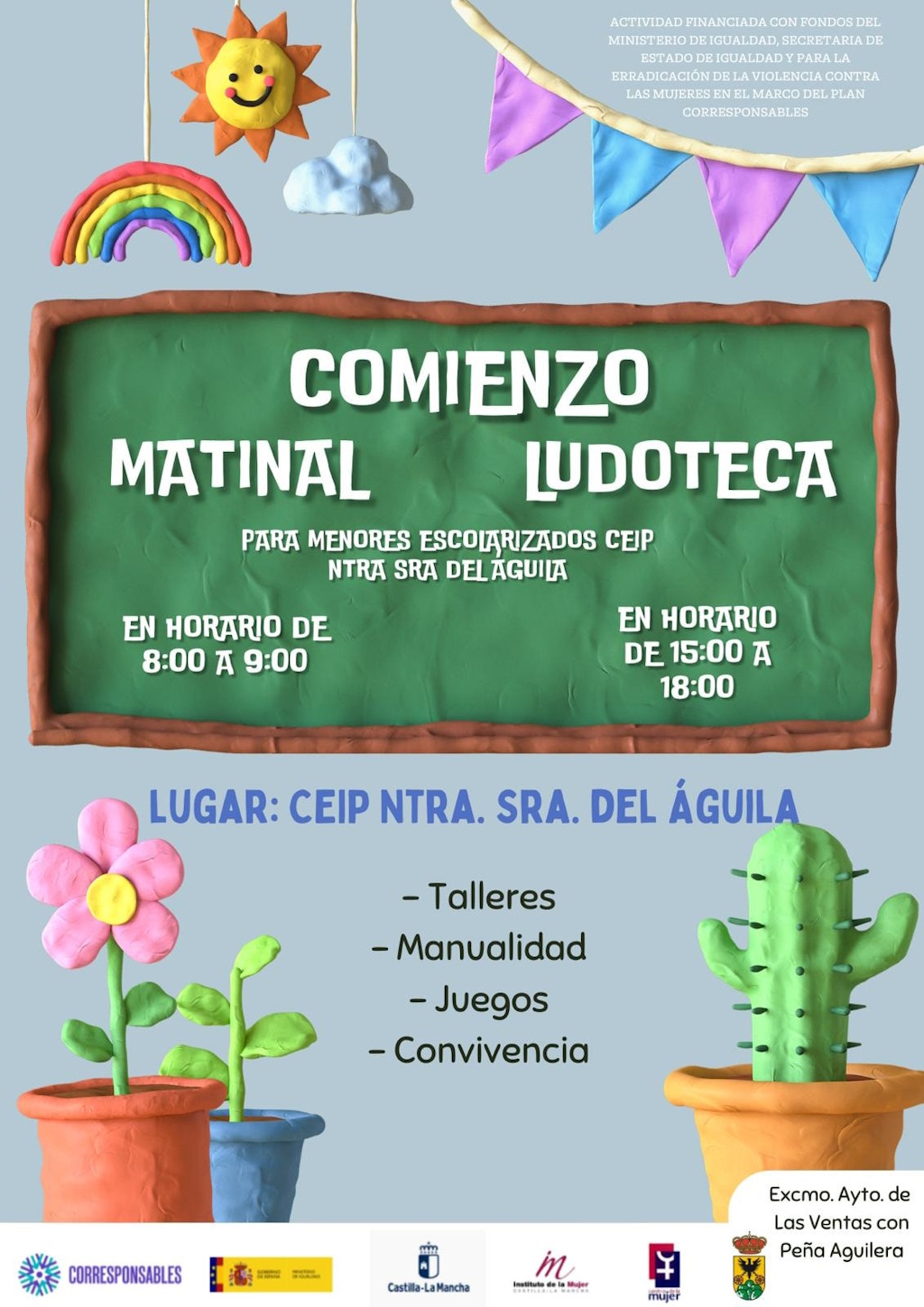 Comienzo ludoteca y matinal