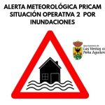 NOTIFICACIÓN PRICAM. SITUACIÓN OPERATIVA 2 POR INUNDACIONES