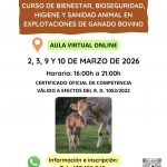 CURSO DE BIENESTAR ANIMAL Y BIOSEGURIDAD EN EXPLOTACIONES DE GANADO BOVINO.
