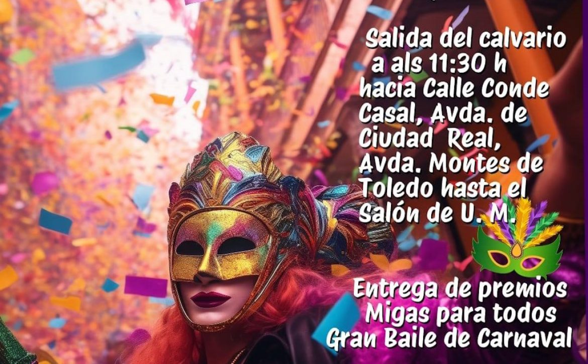 Cartel del Desfile de Carnaval de Las Ventas con Peña Aguilera 2026