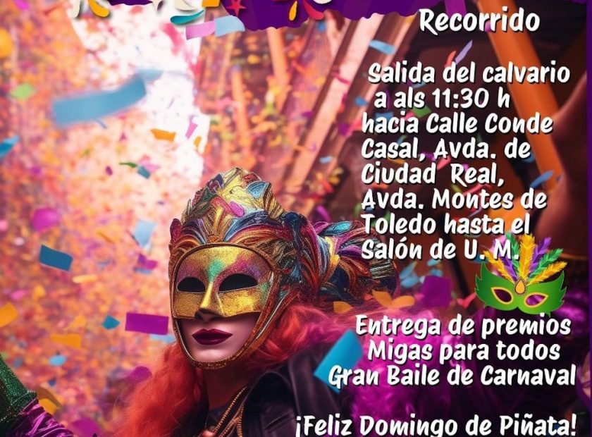 Cartel del Desfile de Carnaval de Las Ventas con Peña Aguilera 2026
