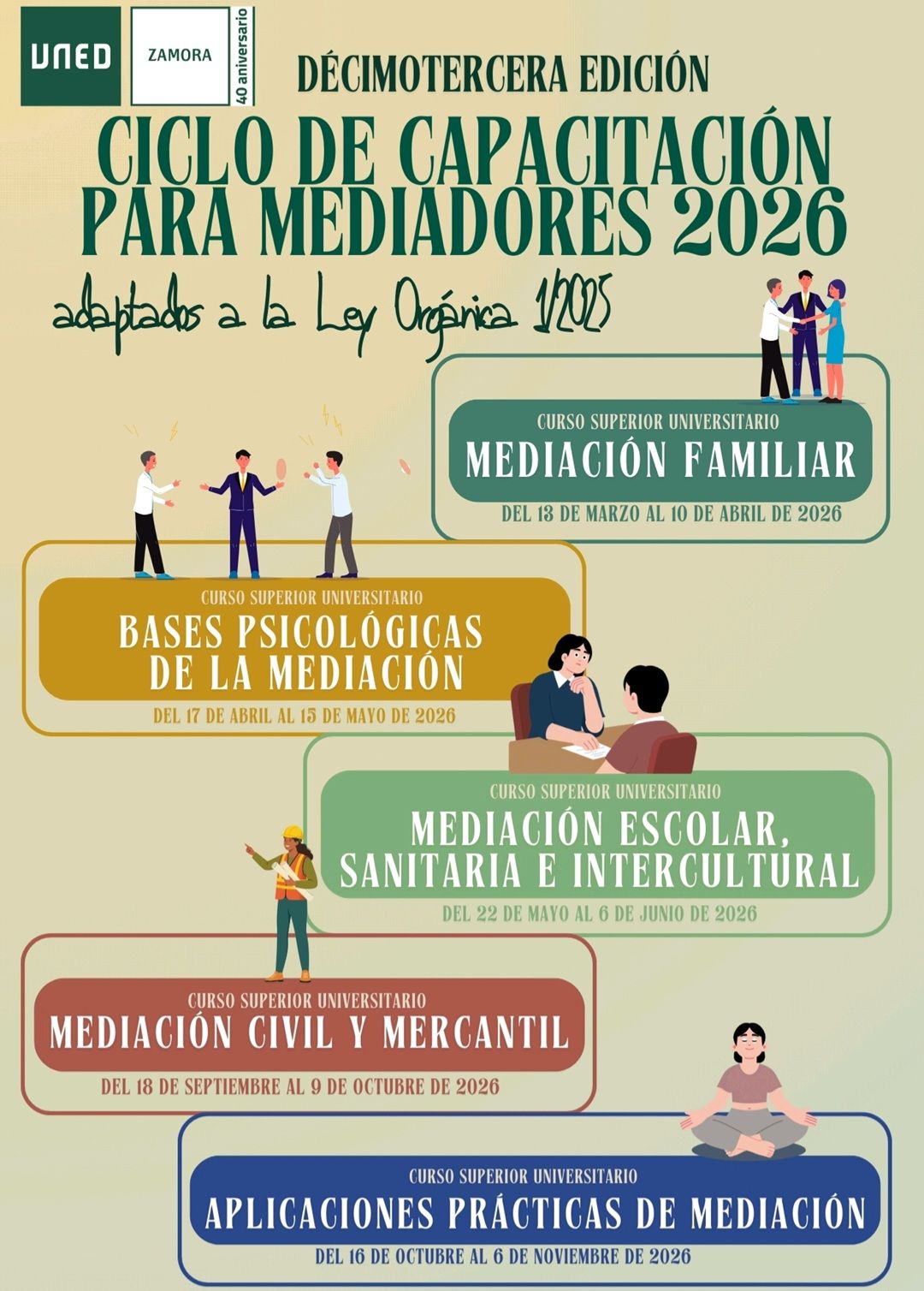 Cursos para mediadores