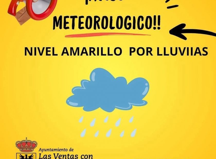 Nivel Amarillo por Lluvias