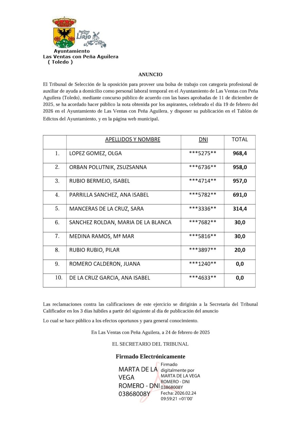 Nota Ayuda a domiciilio