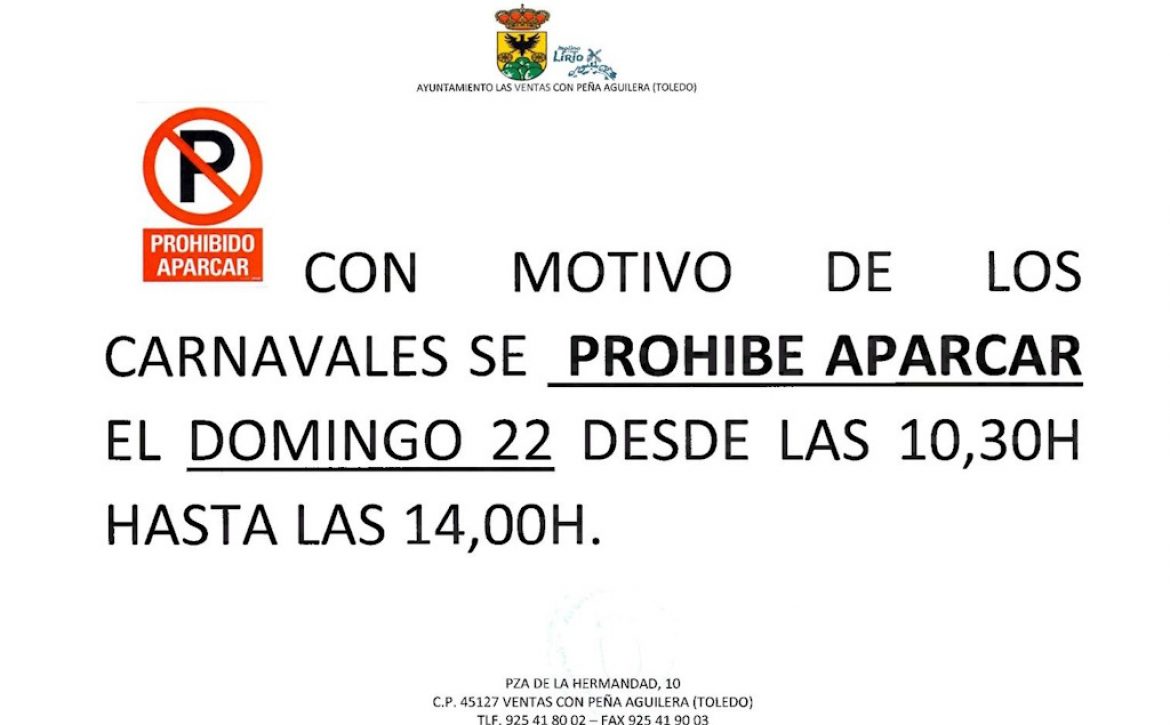 Prohibido aparcar