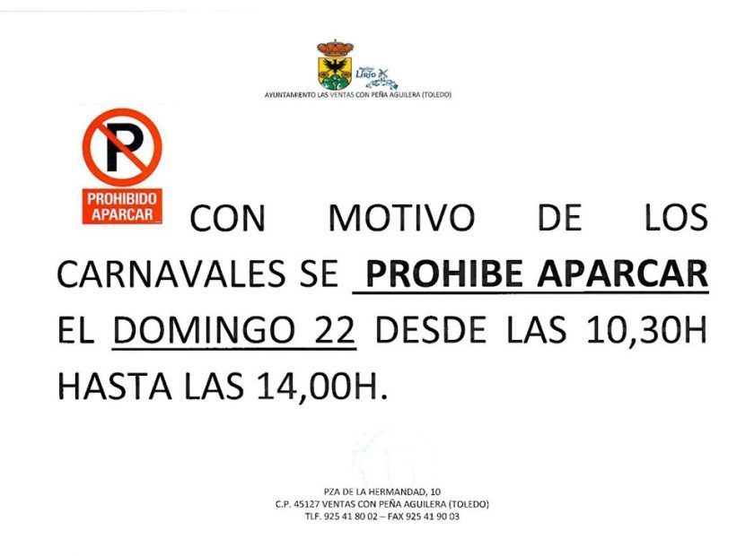 Prohibido aparcar