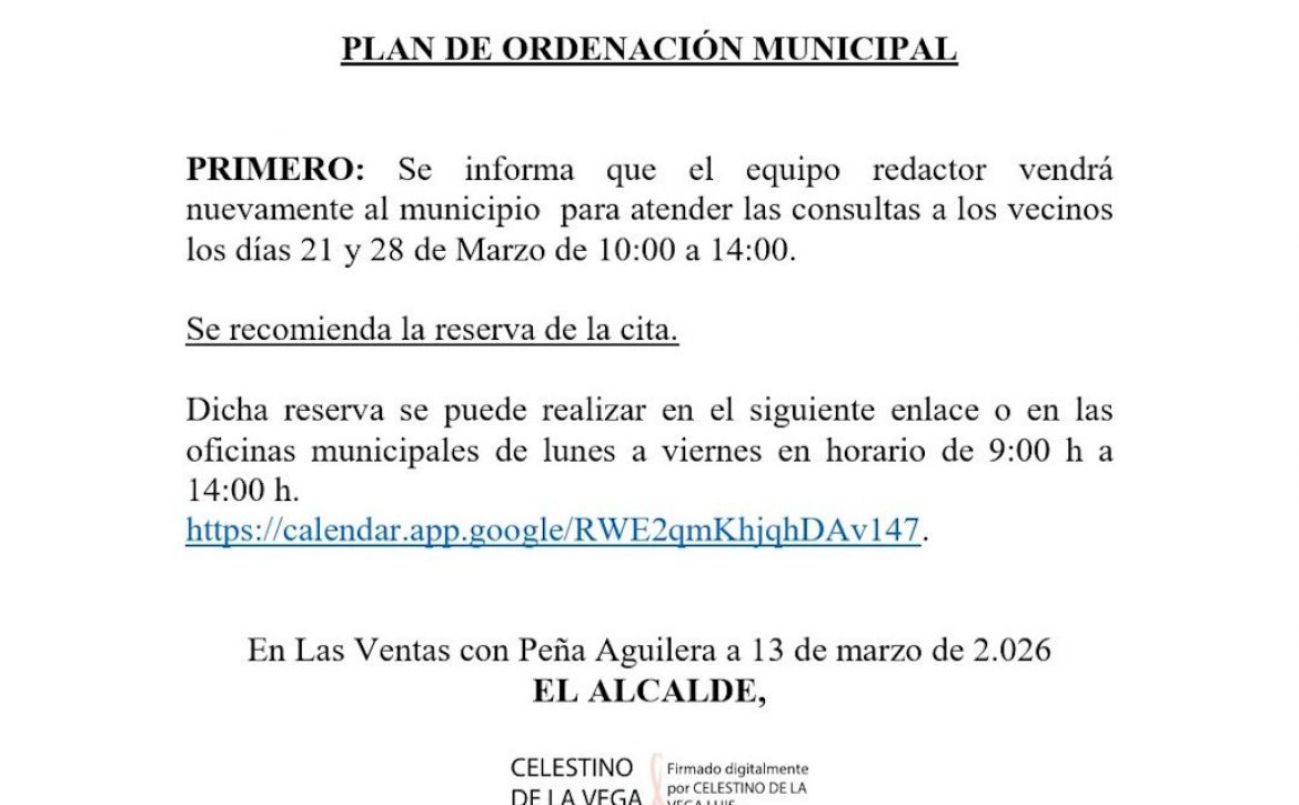 Bando Plan de Ordenación Municipal