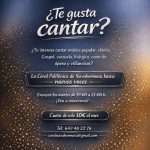 ¿TE GUSTA CANTAR?