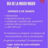 ACTO DÍA DE LA MUJER. 6 DE MARZO.
