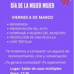 ACTO DÍA DE LA MUJER. 6 DE MARZO.