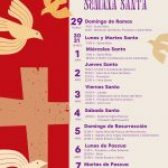 PROGRAMACIÓN LITÚRGICA. SEMANA SANTA EN LA PARROQUIA