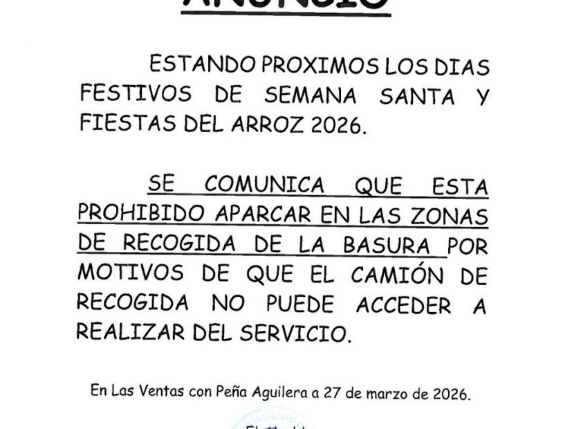 Prohibido aparcar