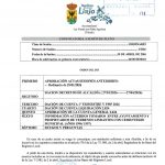CONVOCATORIA A SESIÓN DE PLENO ORDINARIO
