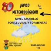 NIVEL AMARILLO POR LLUVIAS Y TORMENTAS