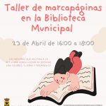 TALLER DE MARCAPÁGINAS POR EL DÍA DEL LIBRO. 23 DE ABRIL