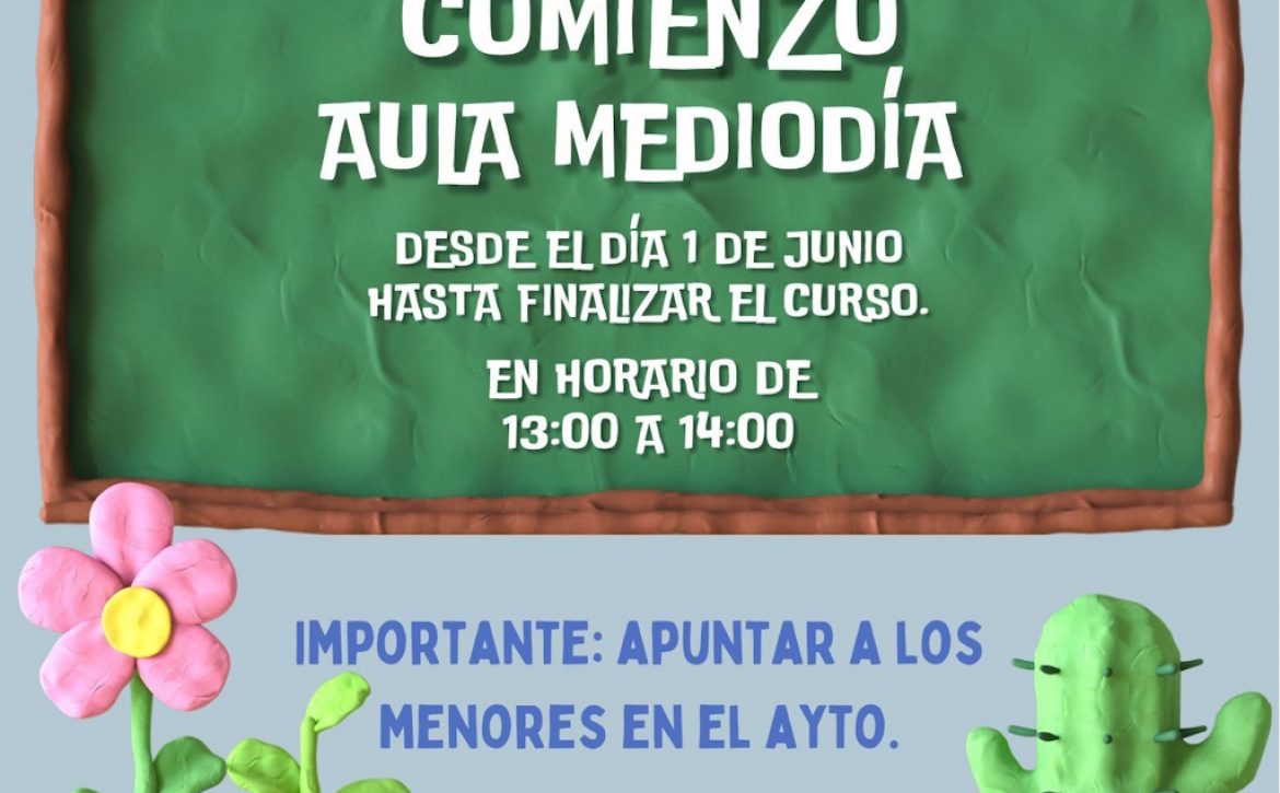Aula matinal cartel
