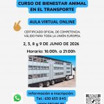 CURSO ONLINE DE BIENESTAR ANIMAL EN EL TRANSPORTE