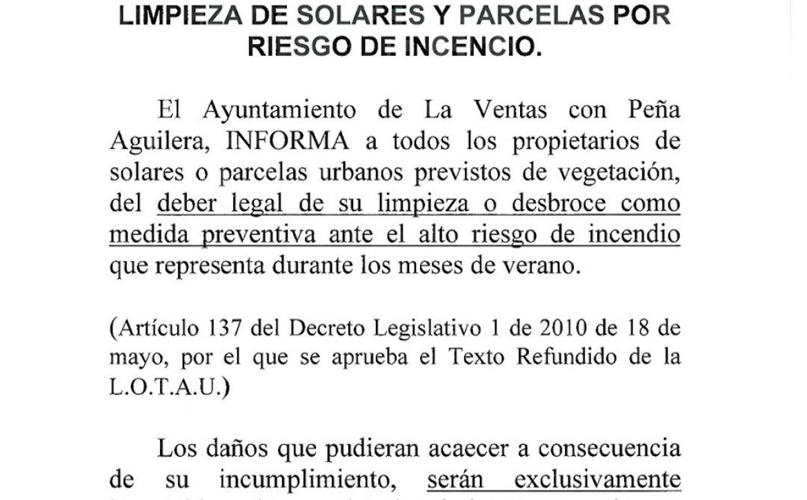 Limpieza de Solares