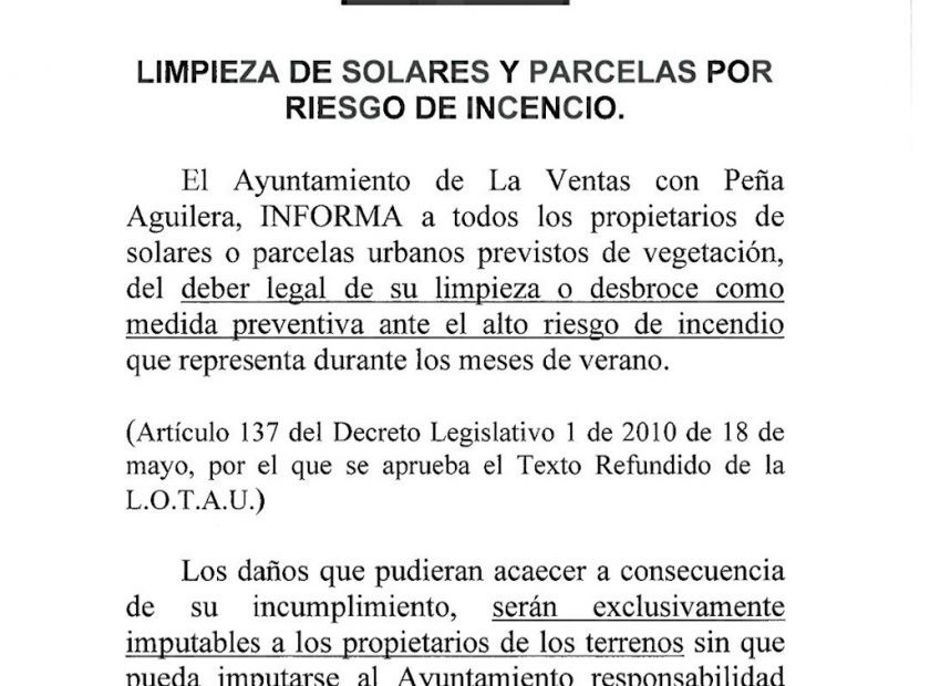 Limpieza de Solares