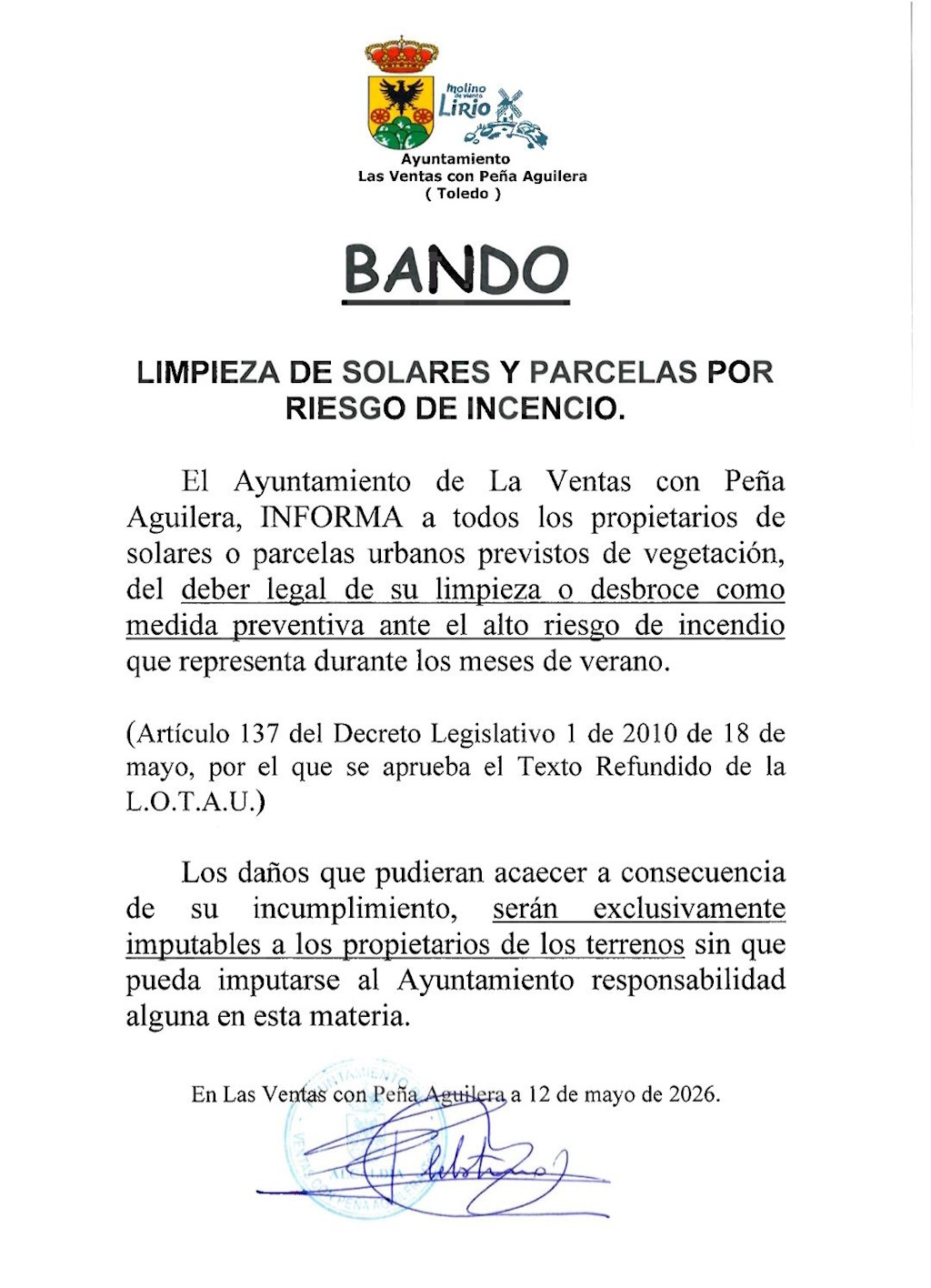 Limpieza de Solares