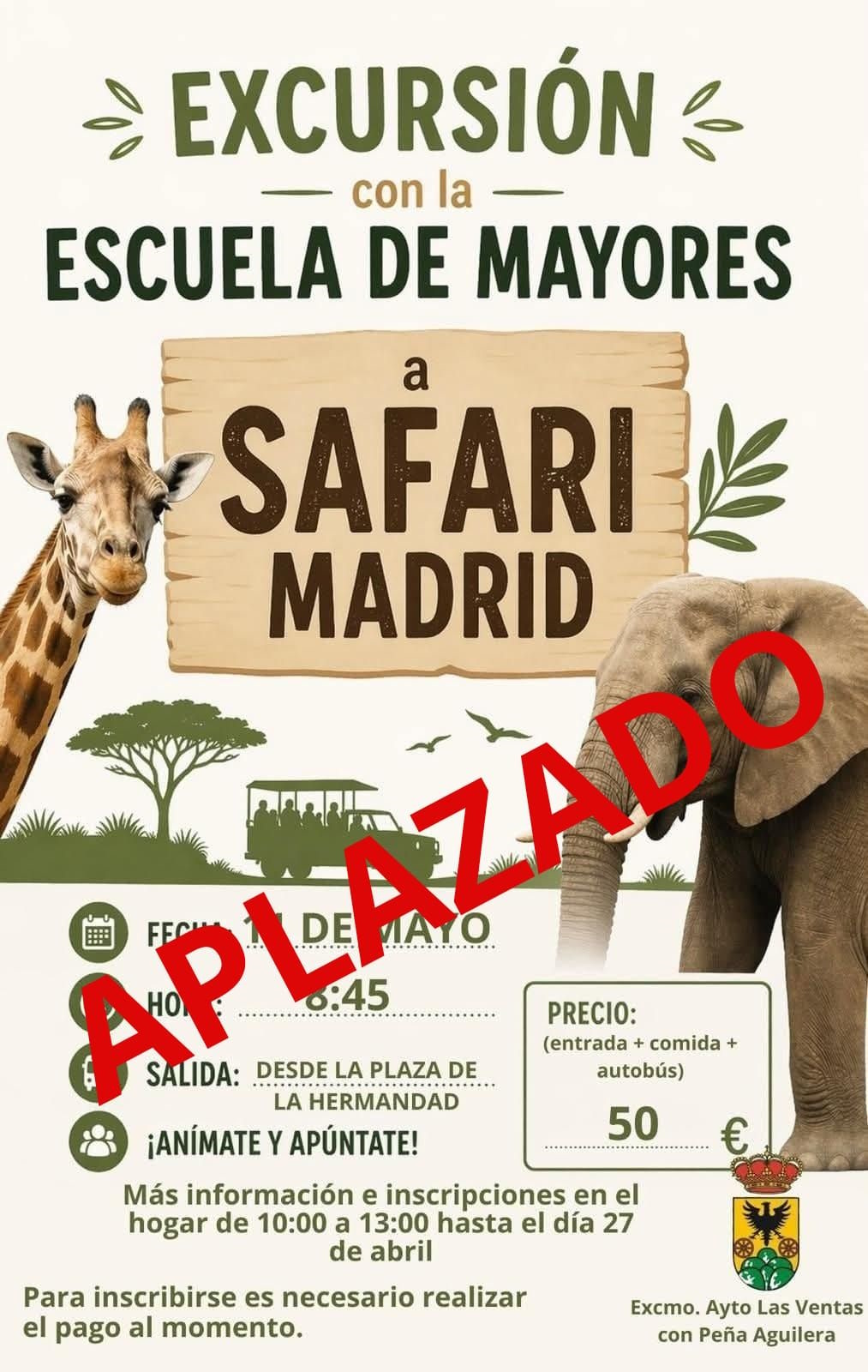 SAFARI APLAZADO