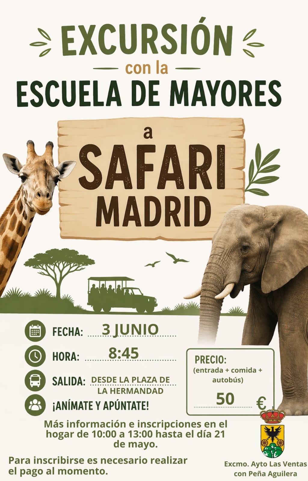 Visita al Safari 3 junio