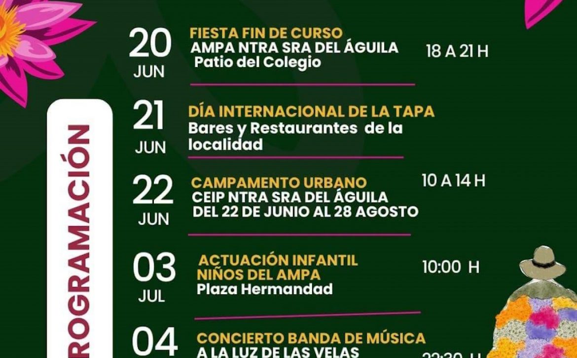 Agenda cultural verano 1