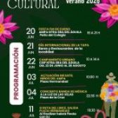 AMPLIACIÓN DE NUEVAS ACTIVIDADES EN AGOSTO DURANTE EL VERANO CULTURAL