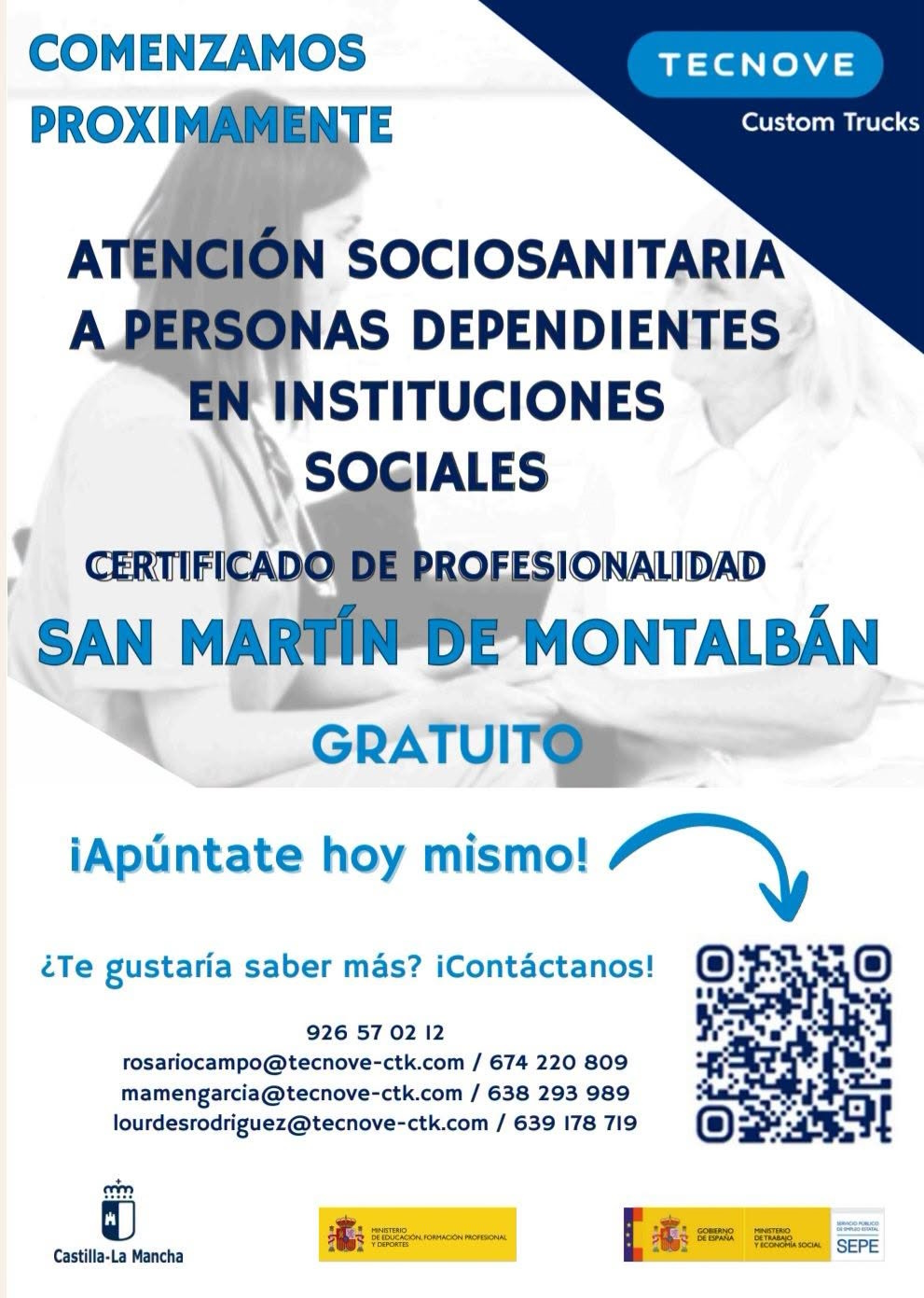 Atención Sociosanitaria San Martín de Montalbán