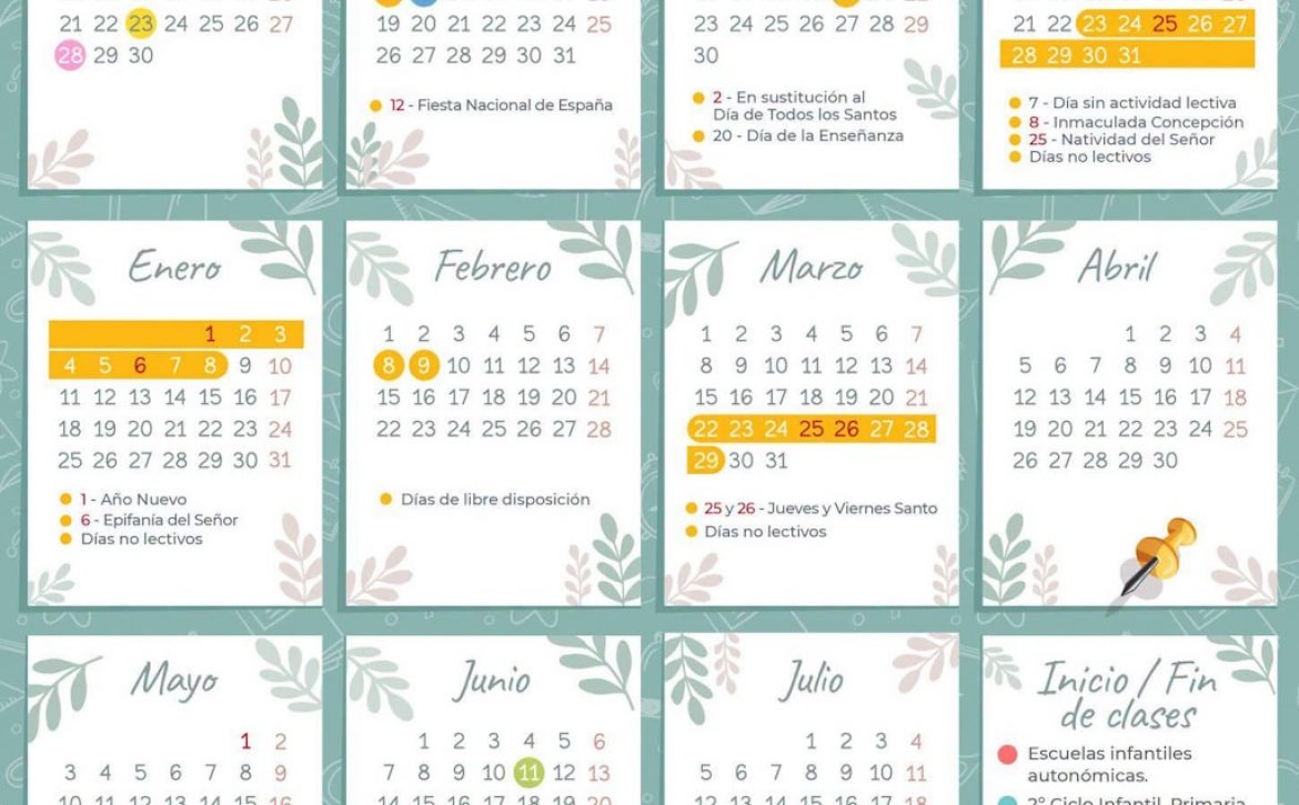 Calendario escolar 2026-27